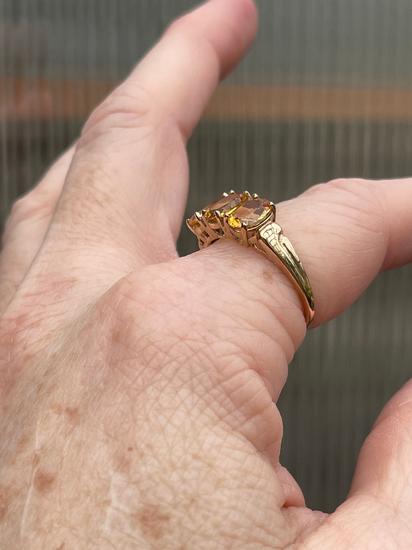 10k Citrine Ring